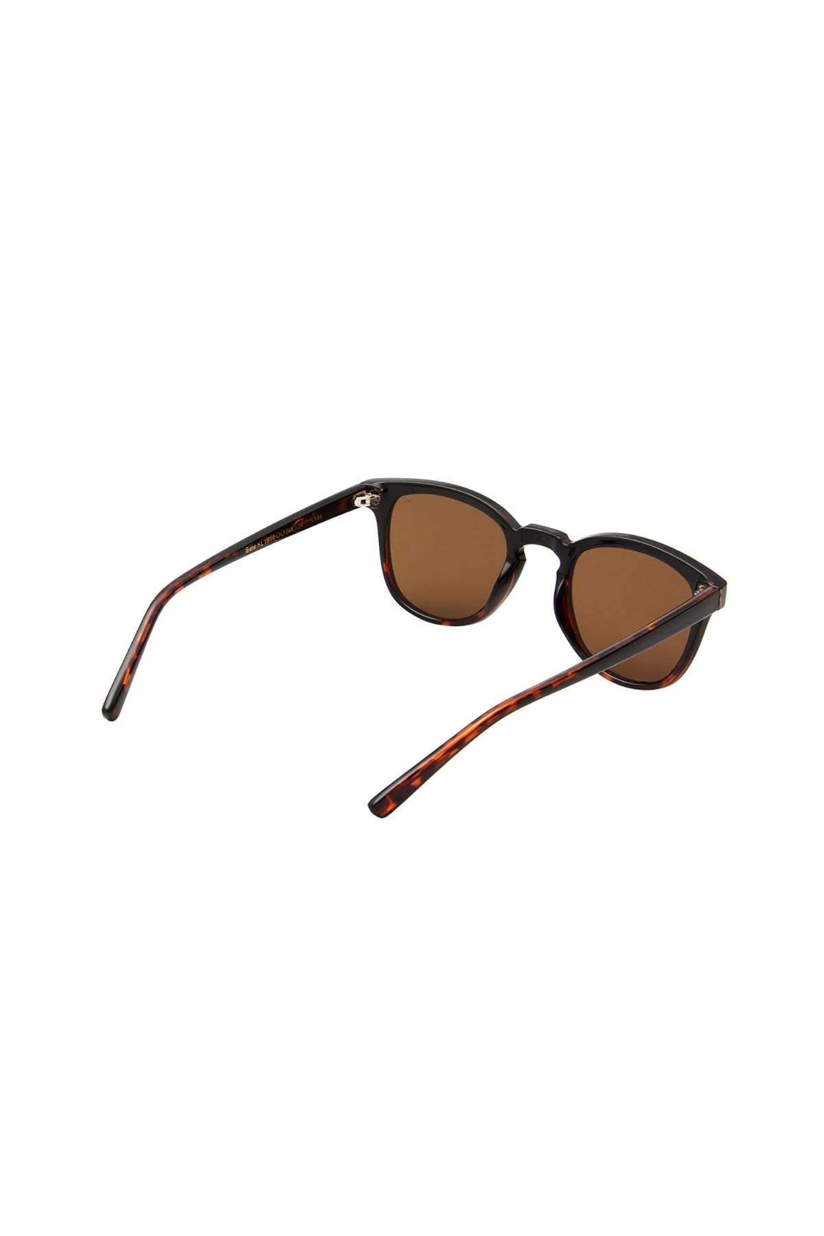 A Kjaerbede Bate Sunglasses In Black Demi Tortoise