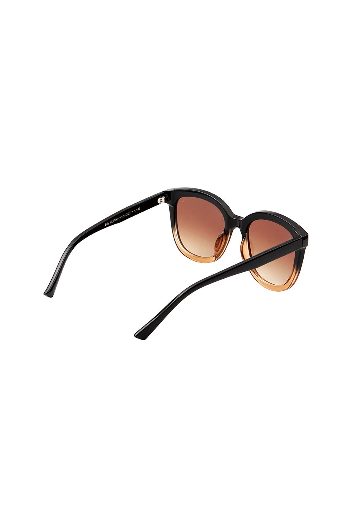 A Kjaerbede Billy Sunglasses In Black Brown Transparent