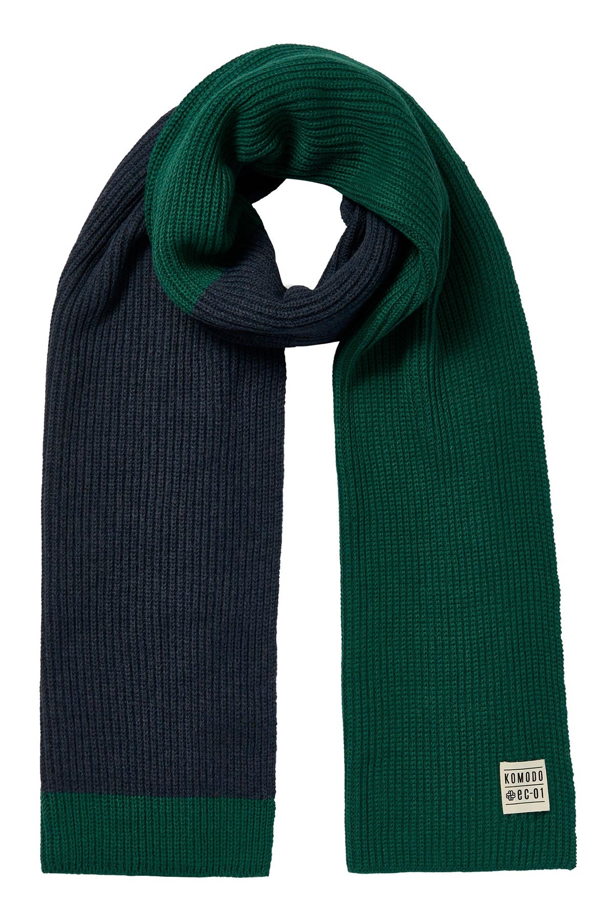 Drew Organic Cotton Scarf Emerald | Komodo