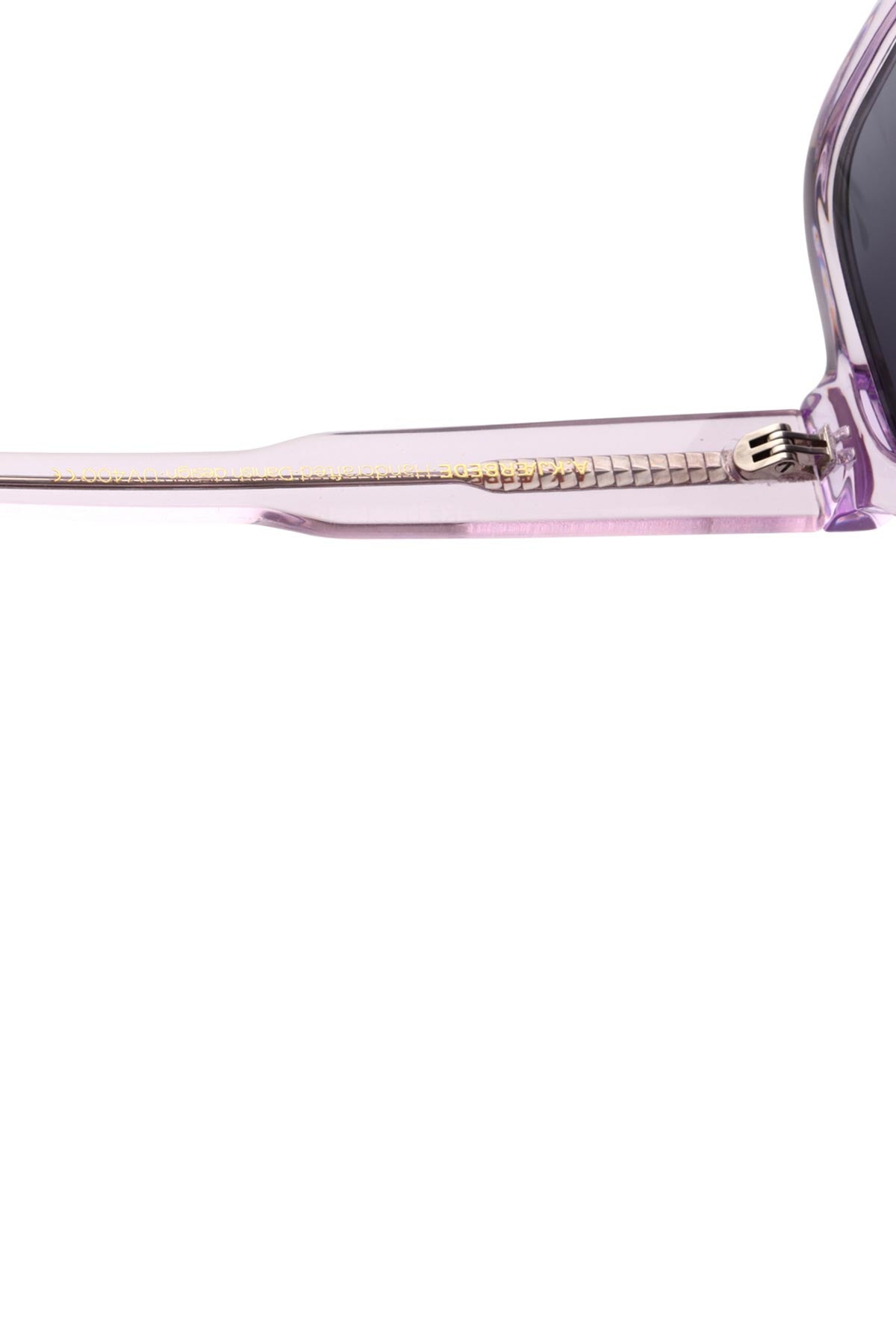 A Kjaerbede Halo Sunglasses In Lavender Transparent
