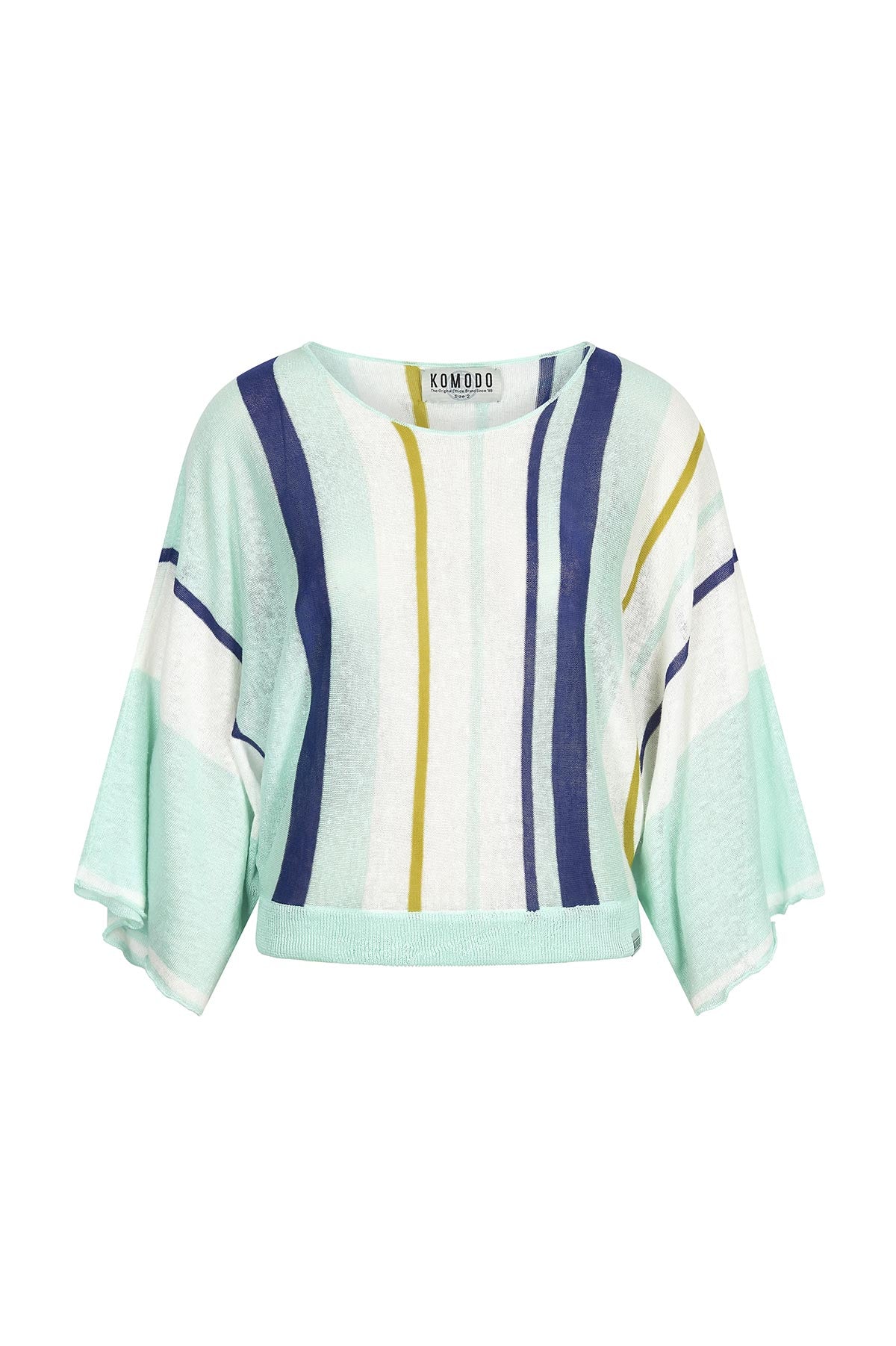 Komodo Faa Organic Cotton Top In Turquoise