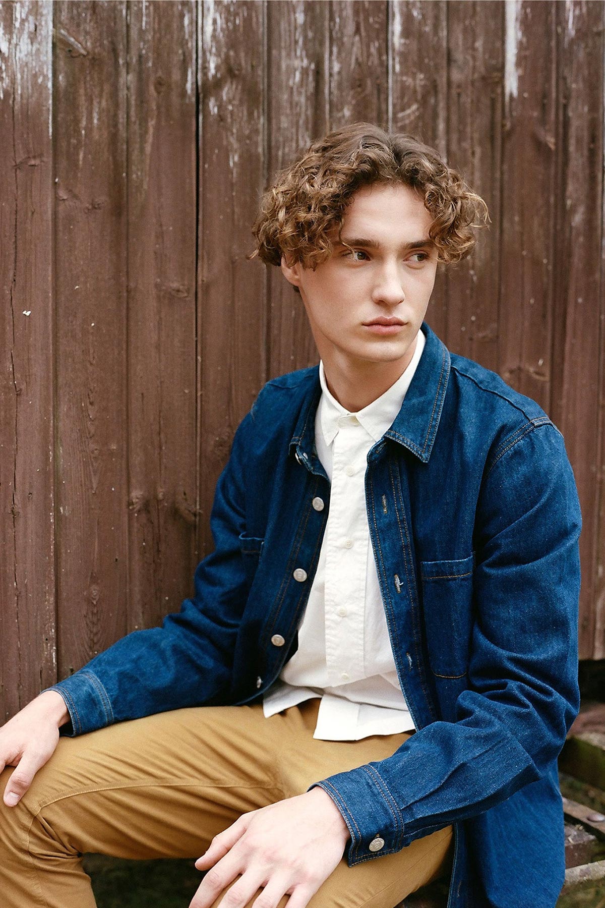 Komodo Jean Organic Cotton Shirt In Indigo Blue