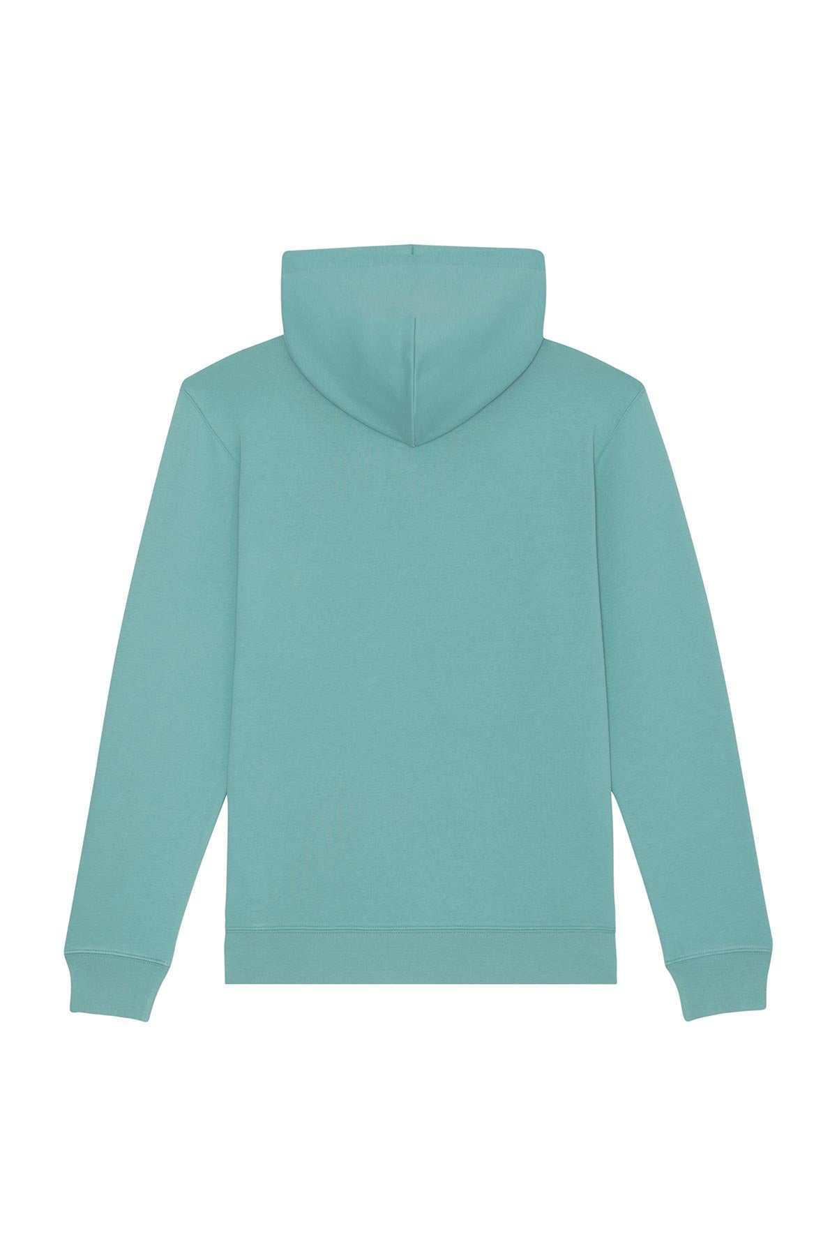 Ethical Women's Organic Cotton Hoodie Sweatshirt Vegan Fairtrade Teal Mostera