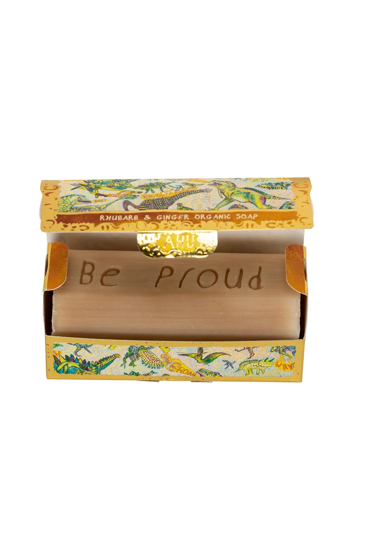 Arthouse Unlimited Dinosaurs Triple Milled Organic Soap | Rhubarb + Ginger
