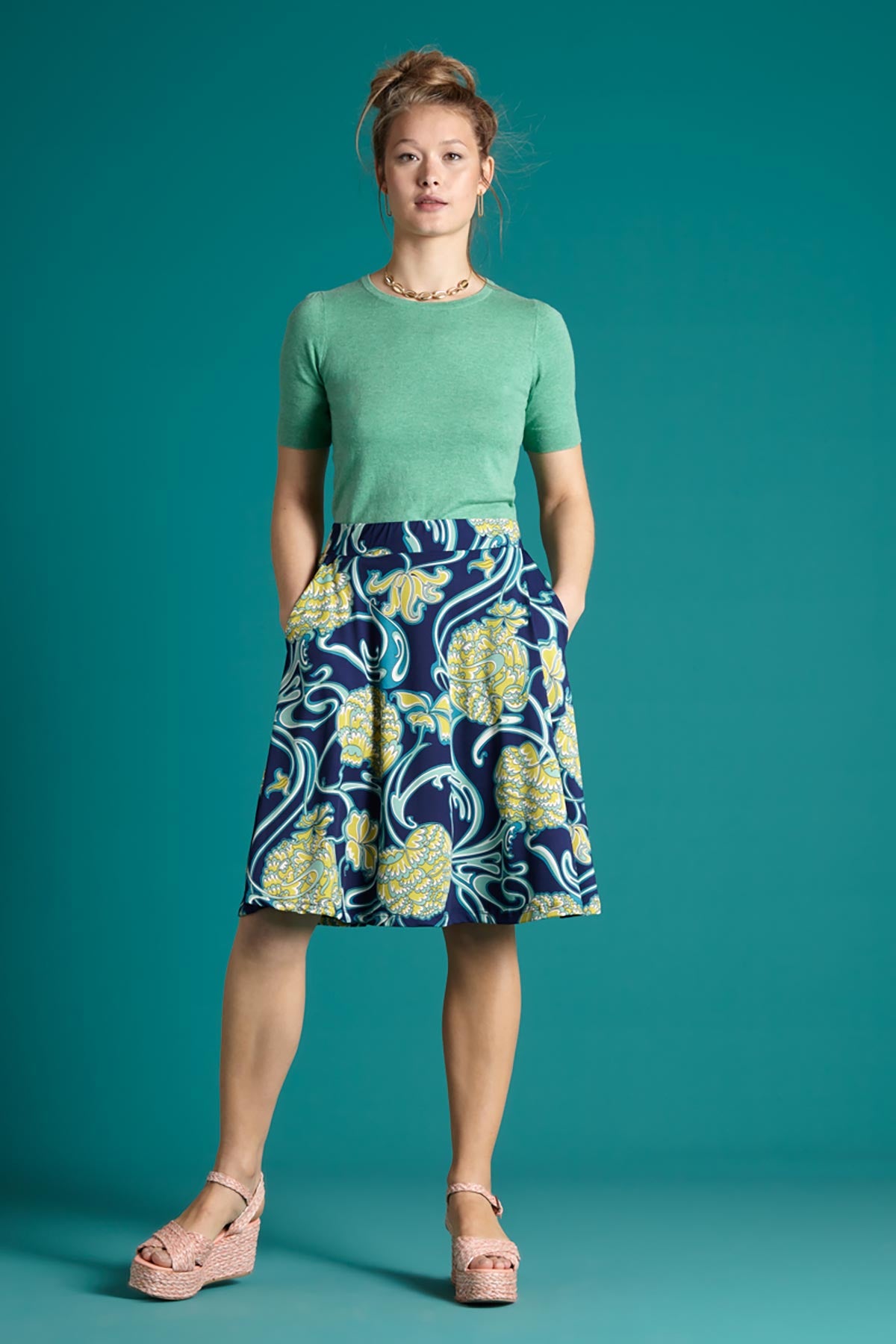Coronado Knee Length Casual Summer Skirt | Occassion Party Skirt