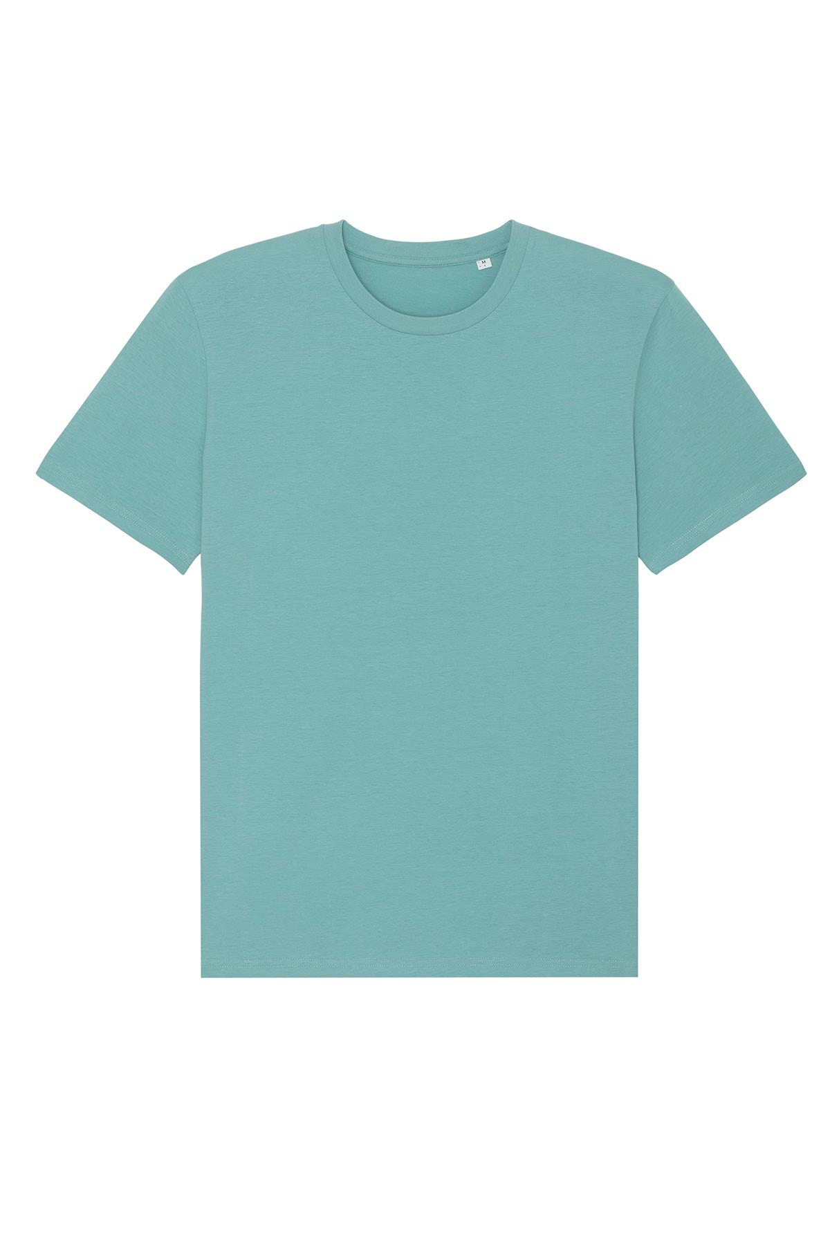 Ethical Unisex Organic Cotton T Shirt Vegan Fairtrade & Sustainable Teal Mostera