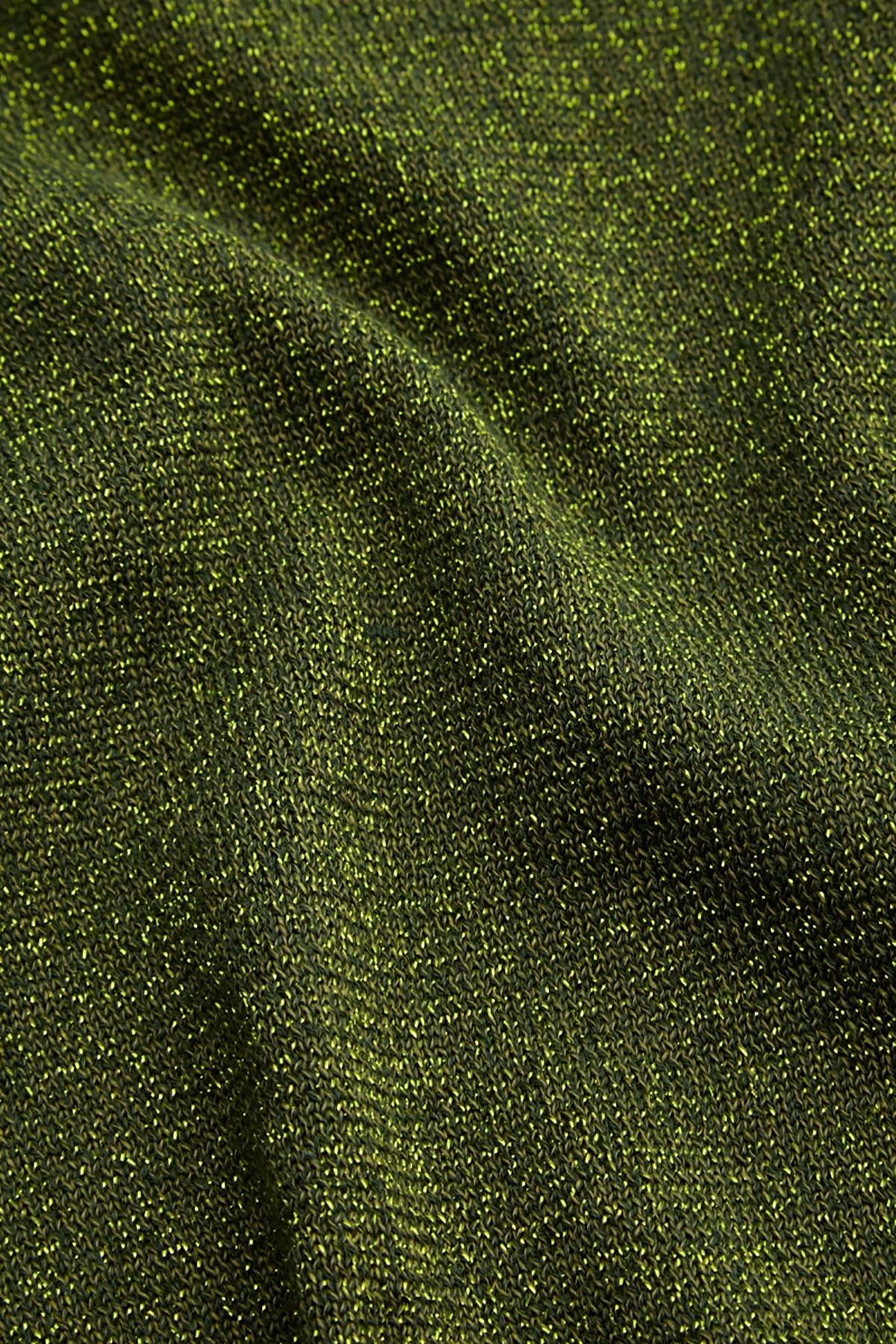 V Neck Long Sleeve Organic Cotton Green Top | Occasion Party Tops
