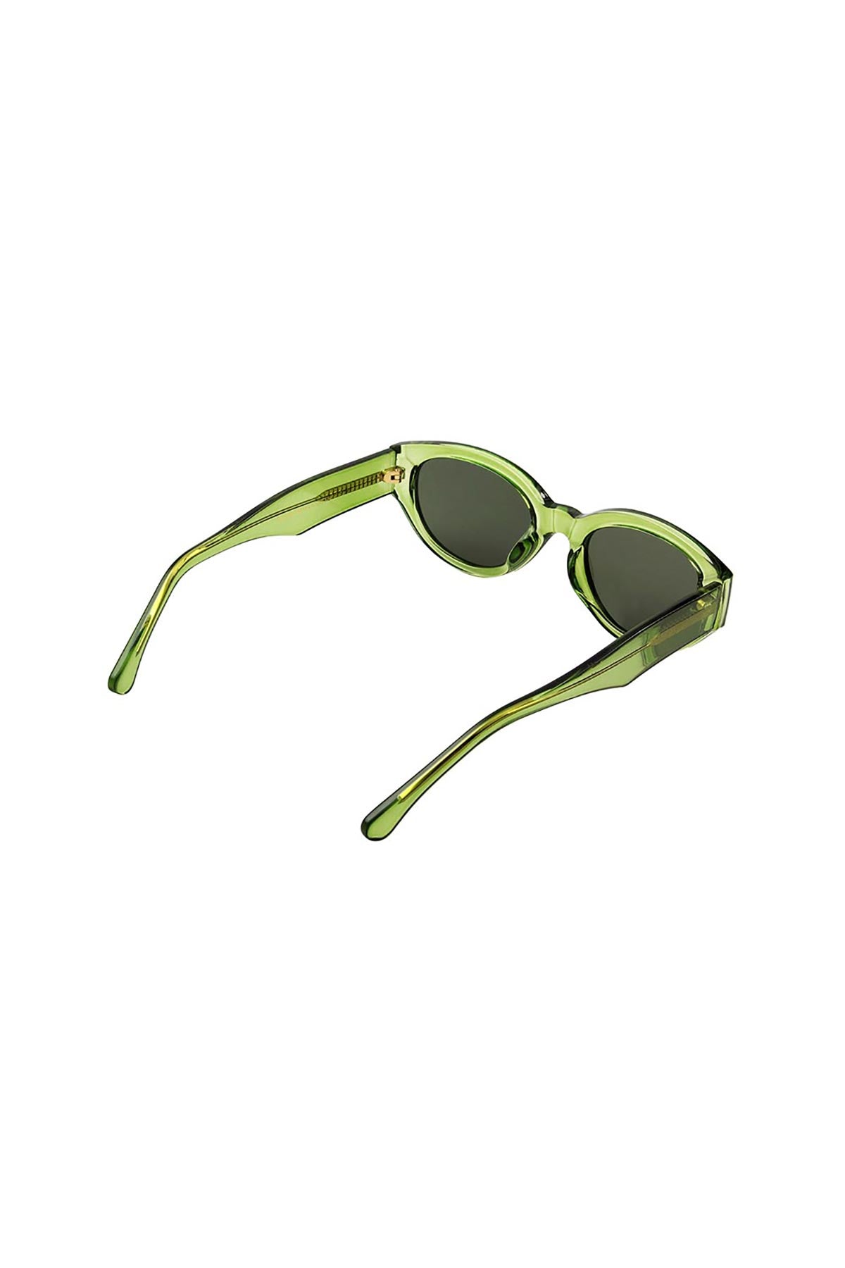 A Kjaerbede Winnie Sunglasses In Light Olive Transparent