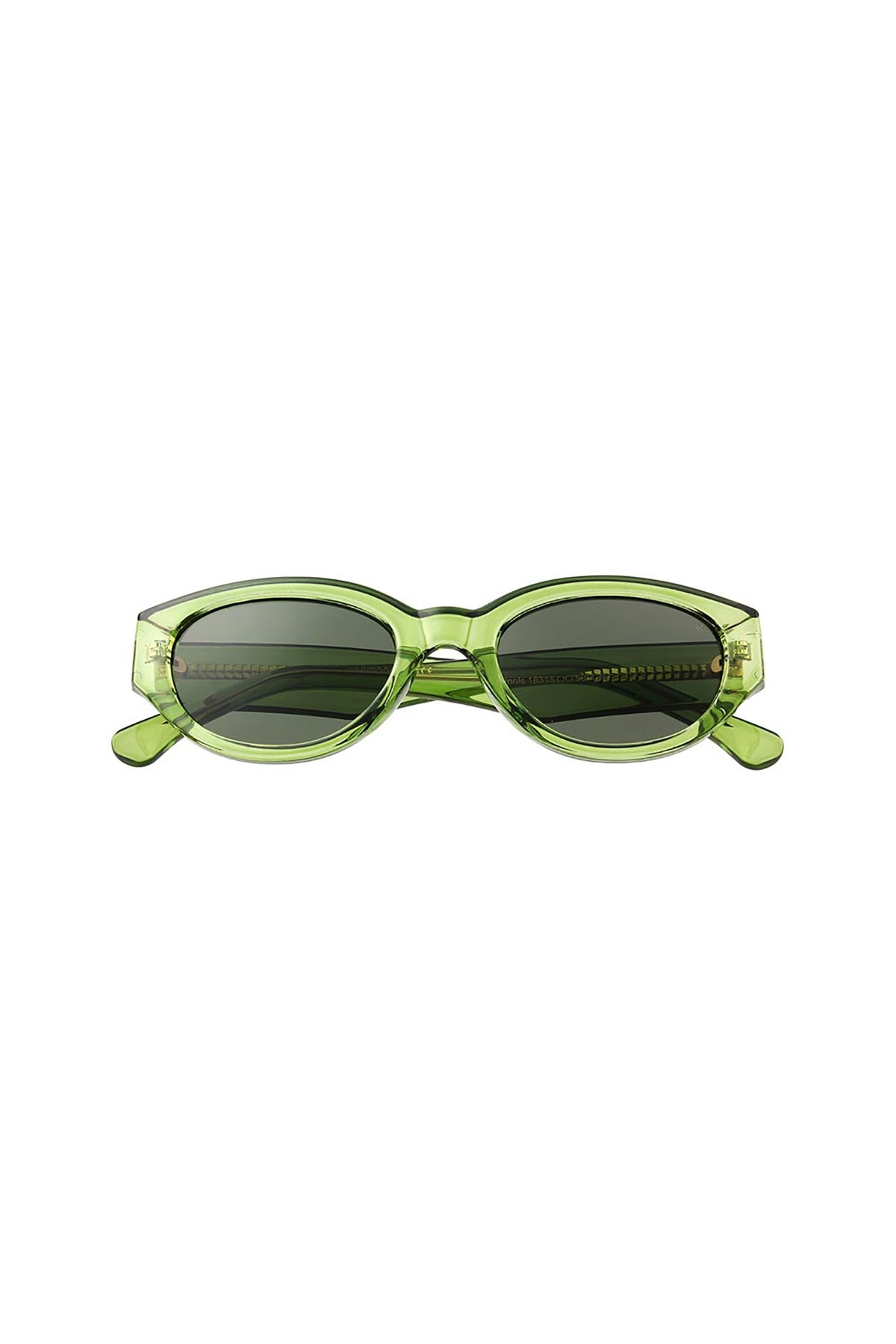 A Kjaerbede Winnie Sunglasses In Light Olive Transparent