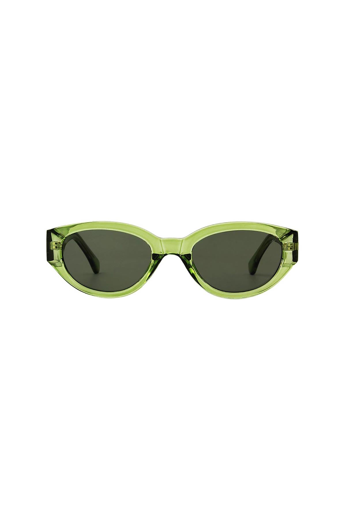 A Kjaerbede Winnie Sunglasses In Light Olive Transparent