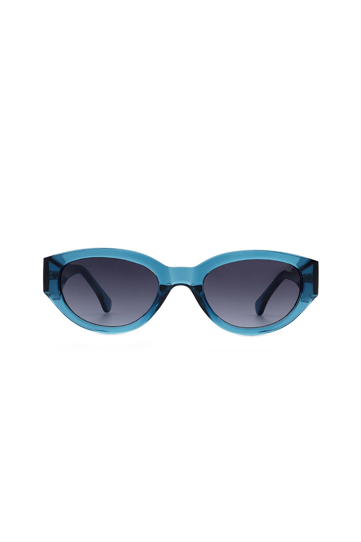 A Kjaerbede Winnie Sunglasses In Petroleum Transparent