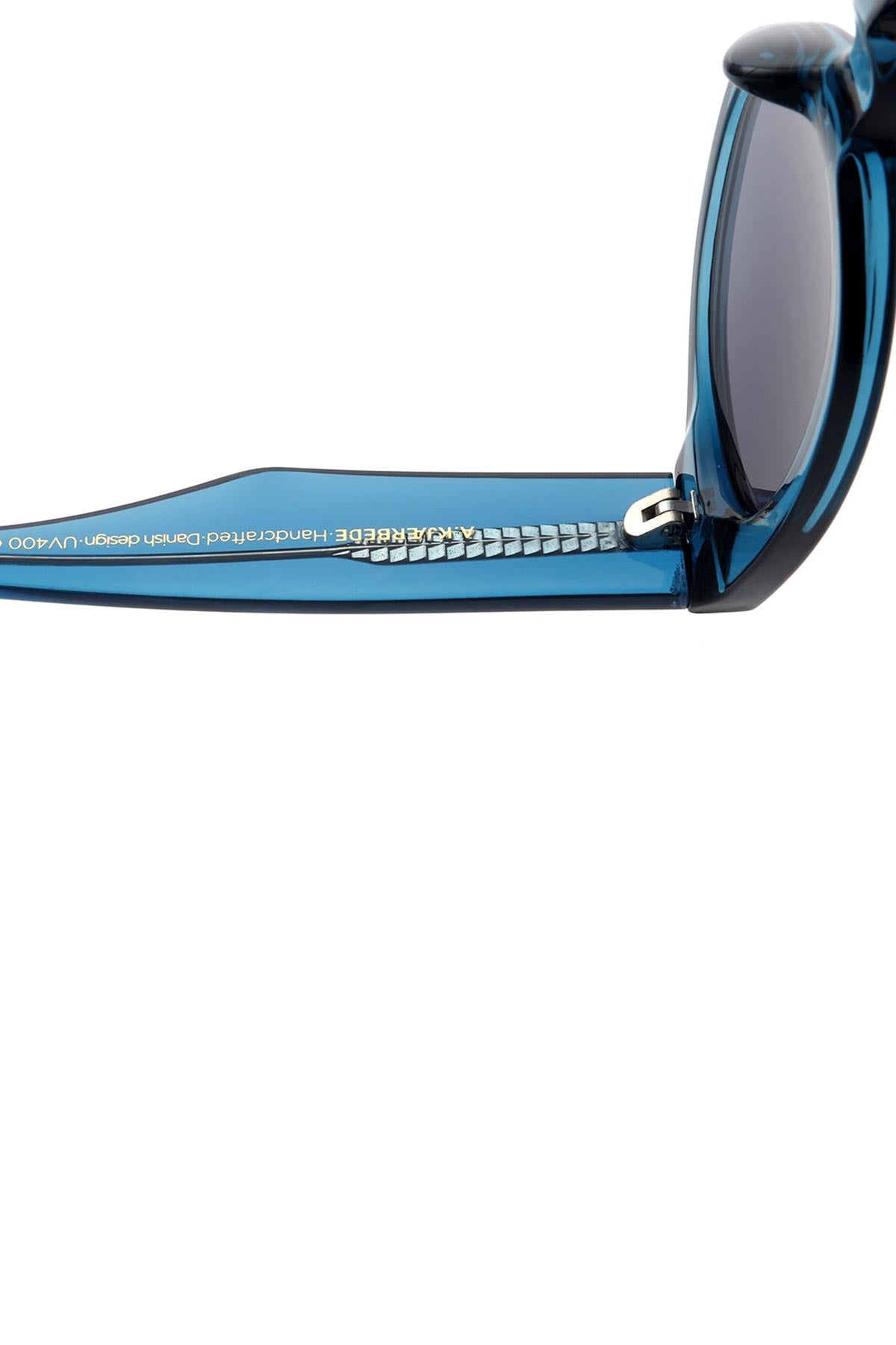 A Kjaerbede Winnie Sunglasses In Petroleum Transparent