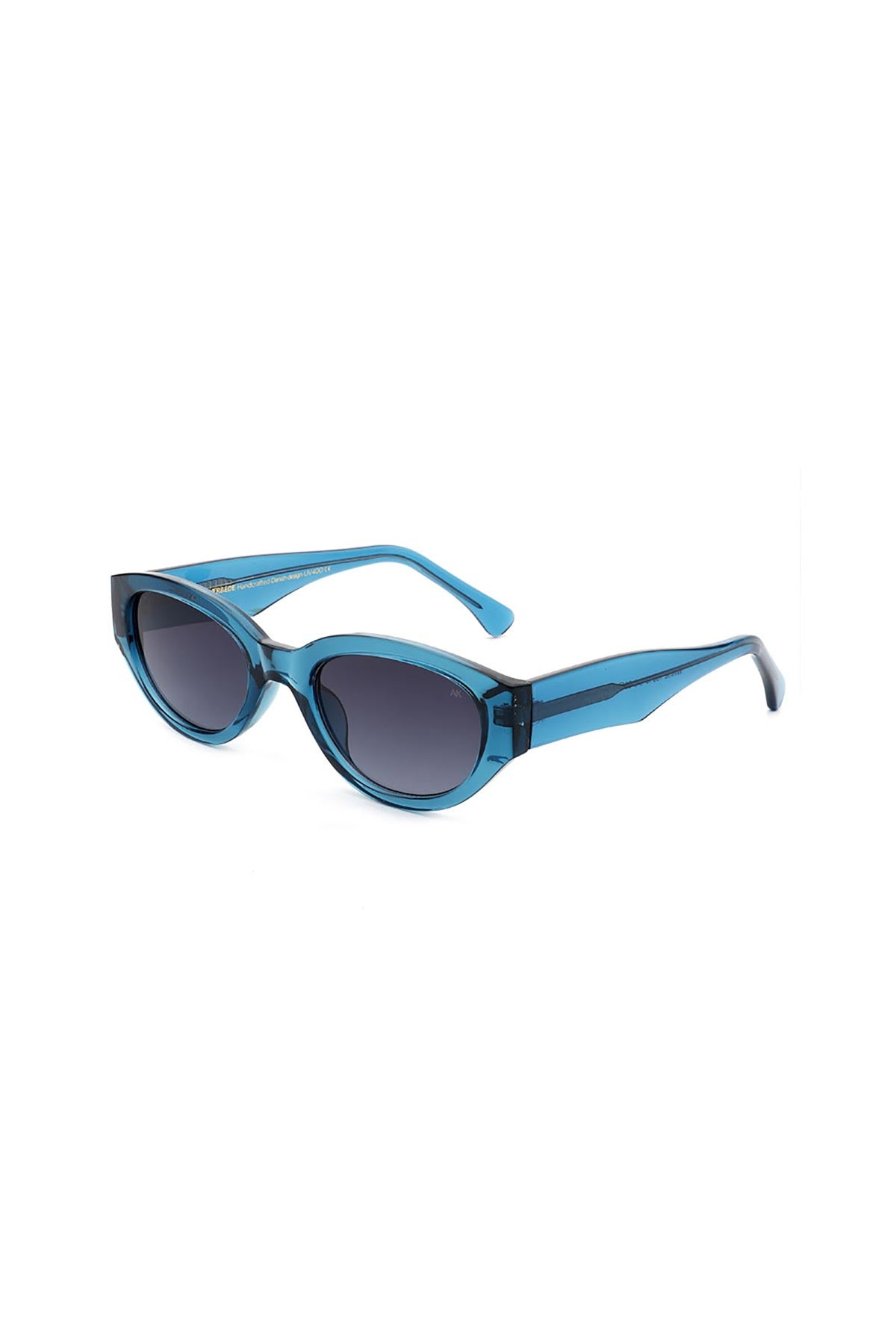 A Kjaerbede Winnie Sunglasses In Petroleum Transparent