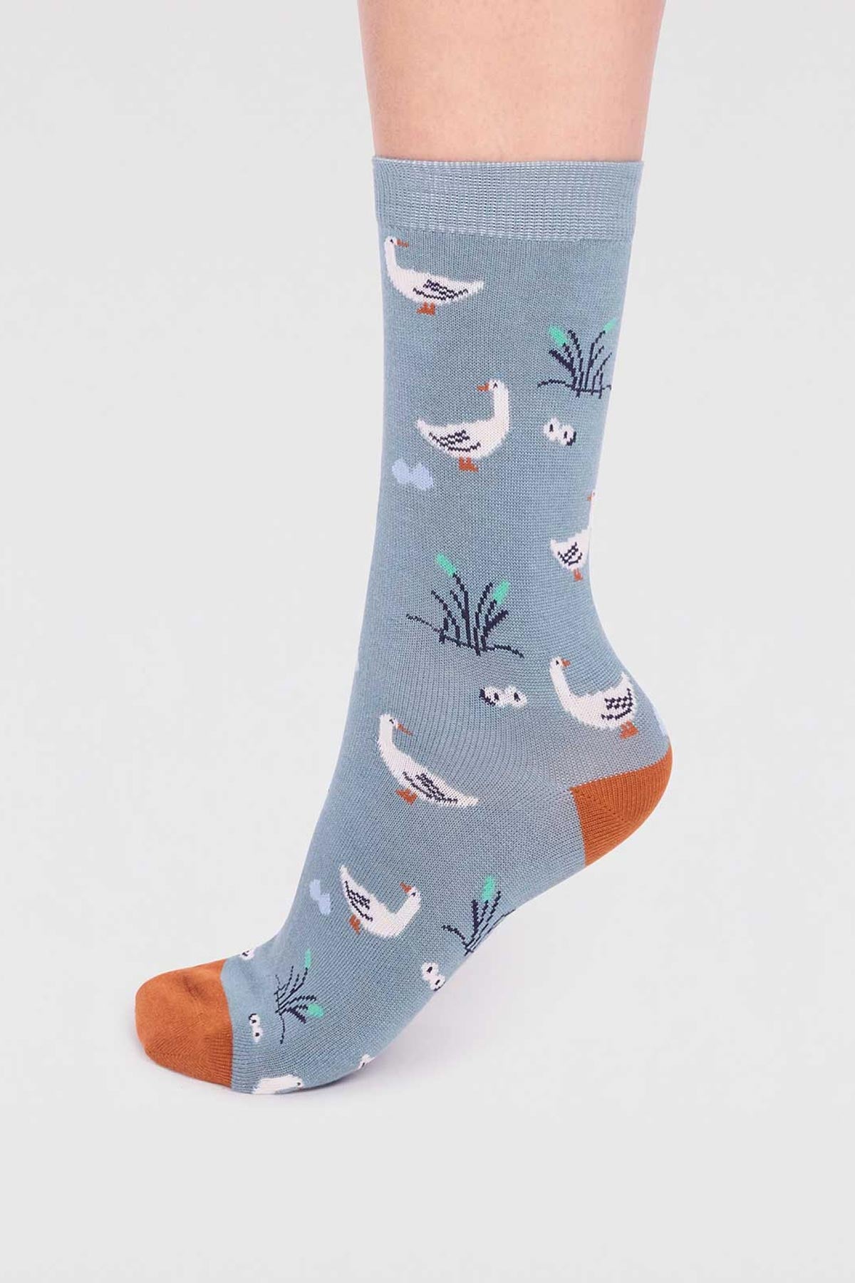 Thought Daniela Bamboo Duck 4 Sock Gift Box In Multi