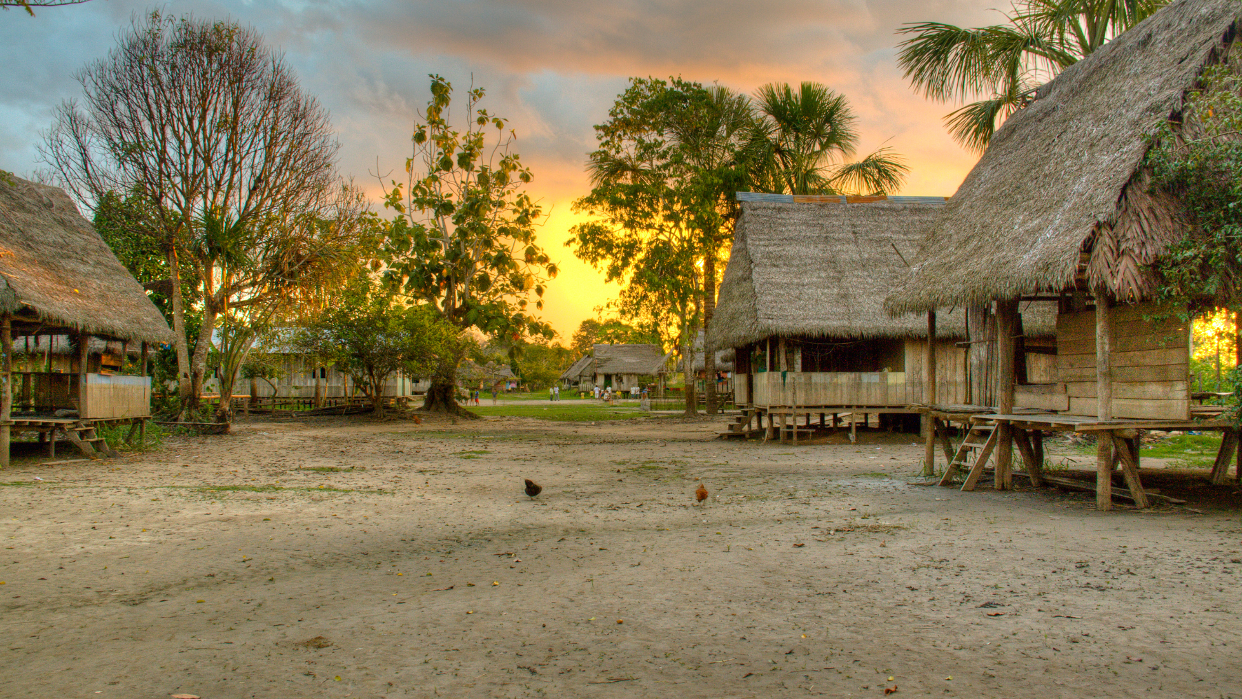 Amazon villagers also love to shop