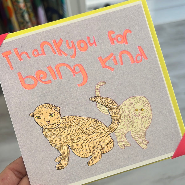 Thank You For Being Kind Card