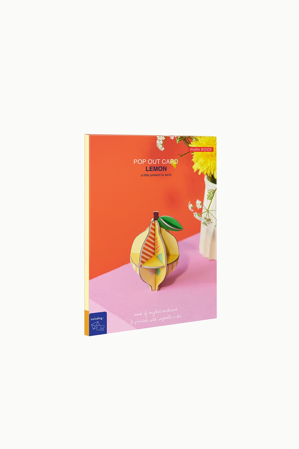 Studio Roof 3D Pop Out Card Lemon