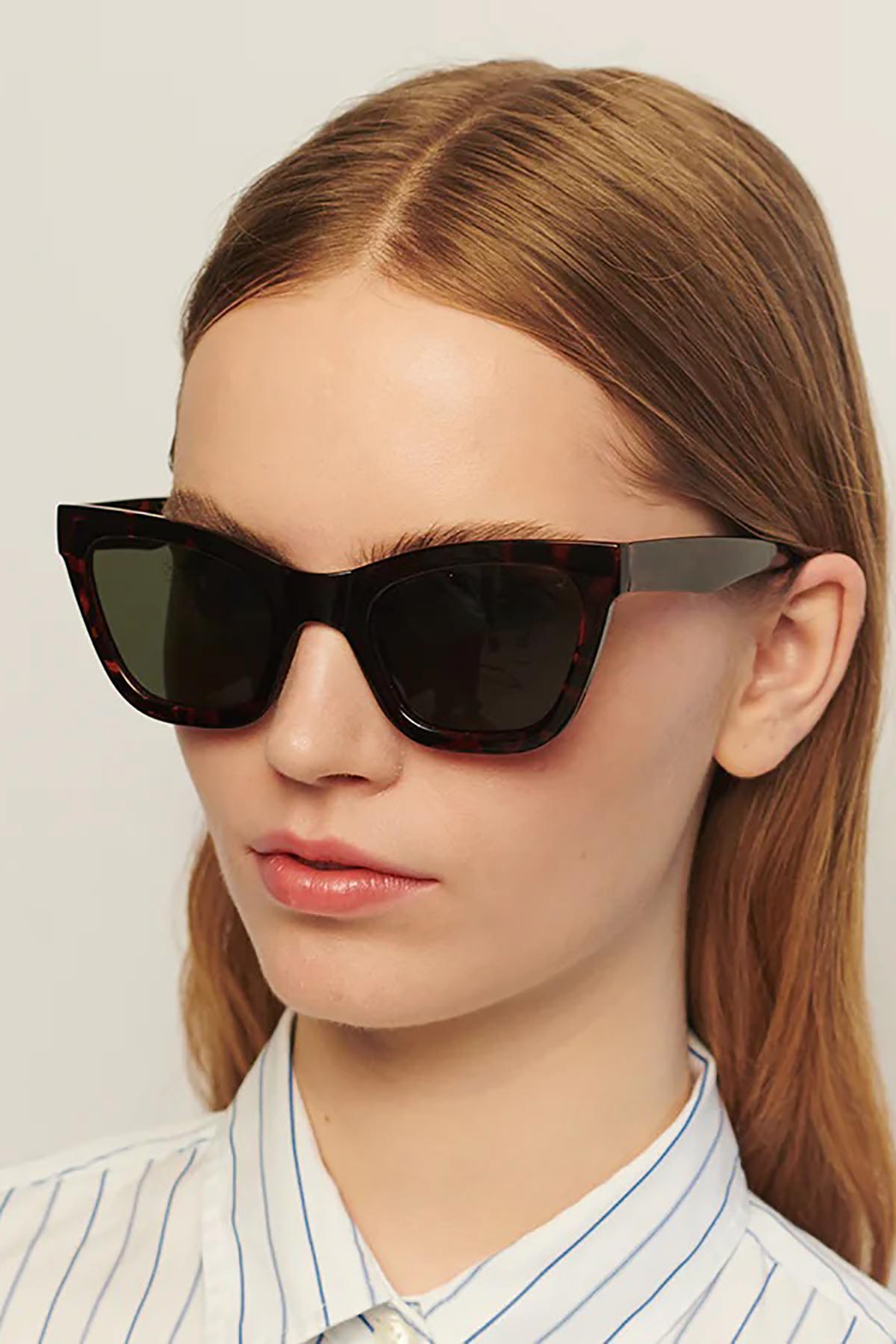 A Kjaerbede Big Kanye Sunglasses In Demi Tortoise