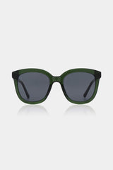 A Kjaerbede Billy Sunglasses Dark Green Transparent