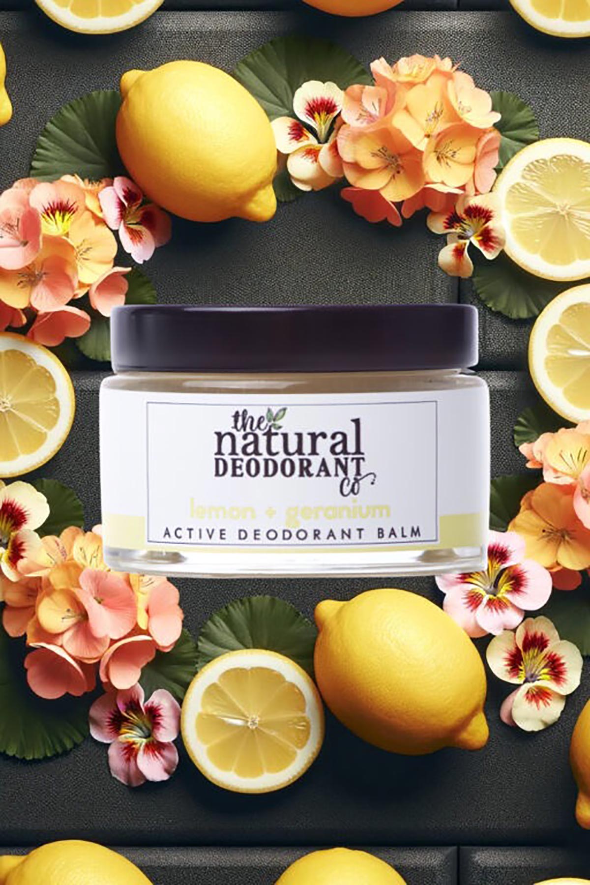The Natural Deodorant Co. Active Deodorant Balm Lemon & Geranium