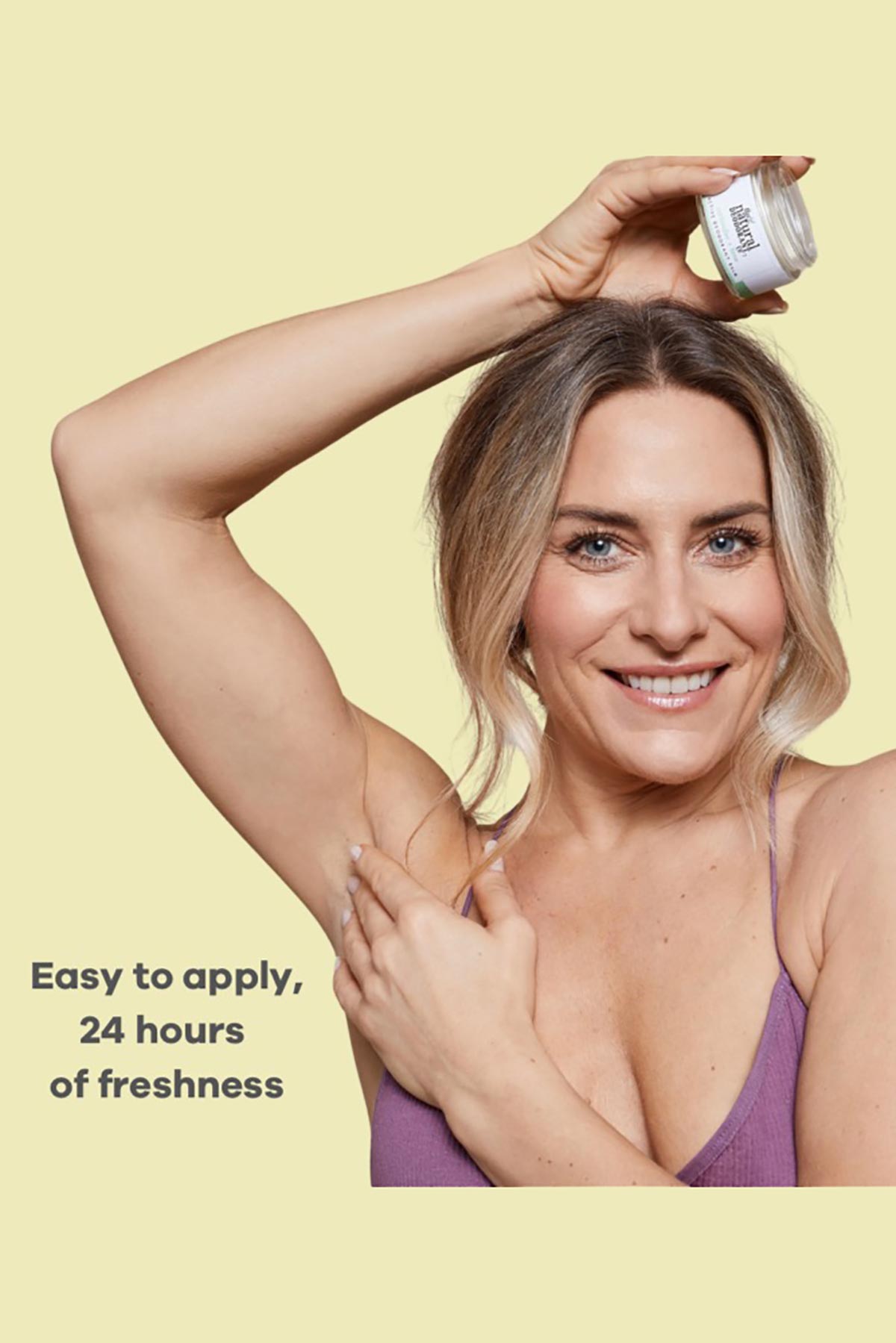 The Natural Deodorant Co. Active Deodorant Balm Lemon & Geranium