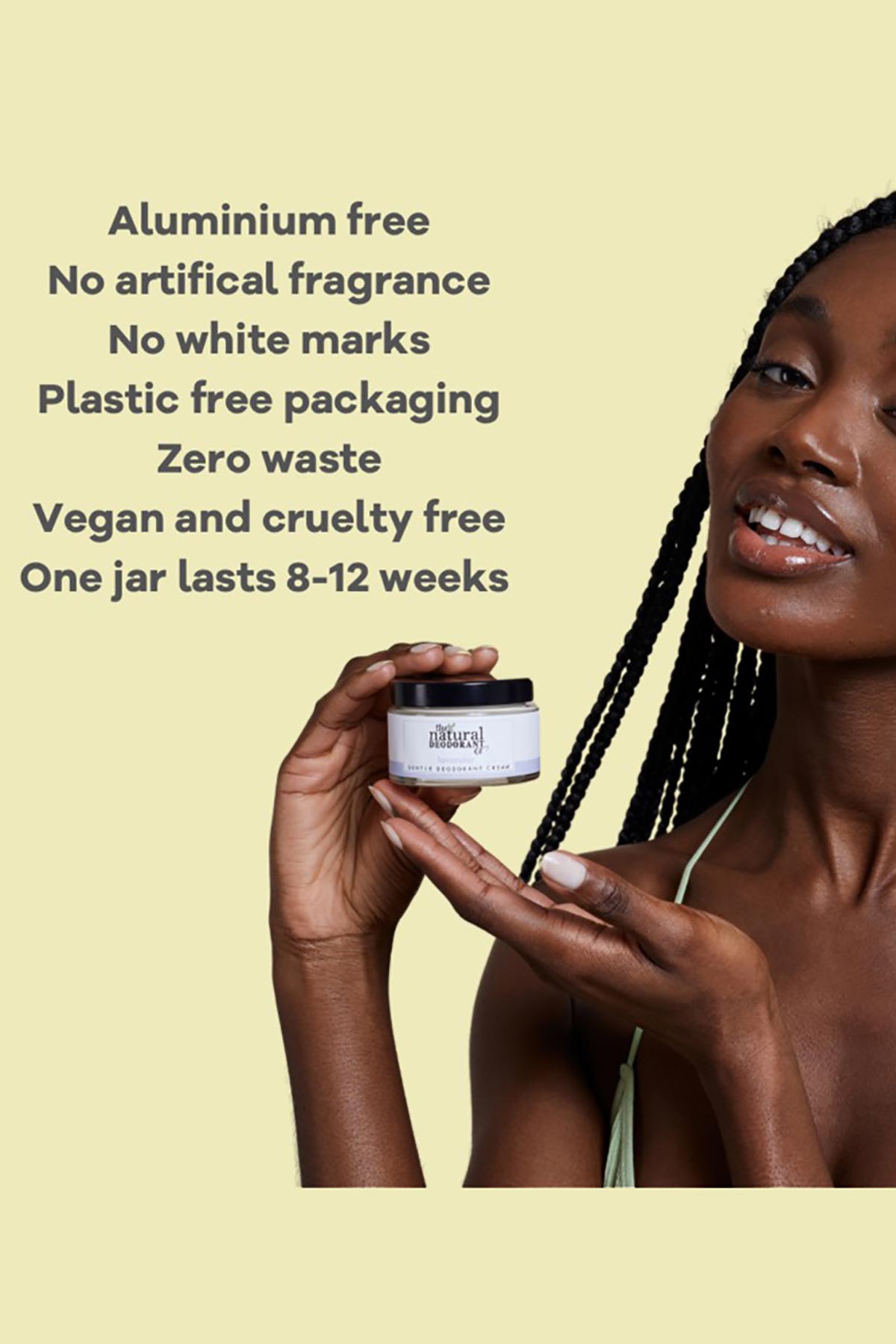 The Natural Deodorant Co. Active Deodorant Balm Lemon & Geranium