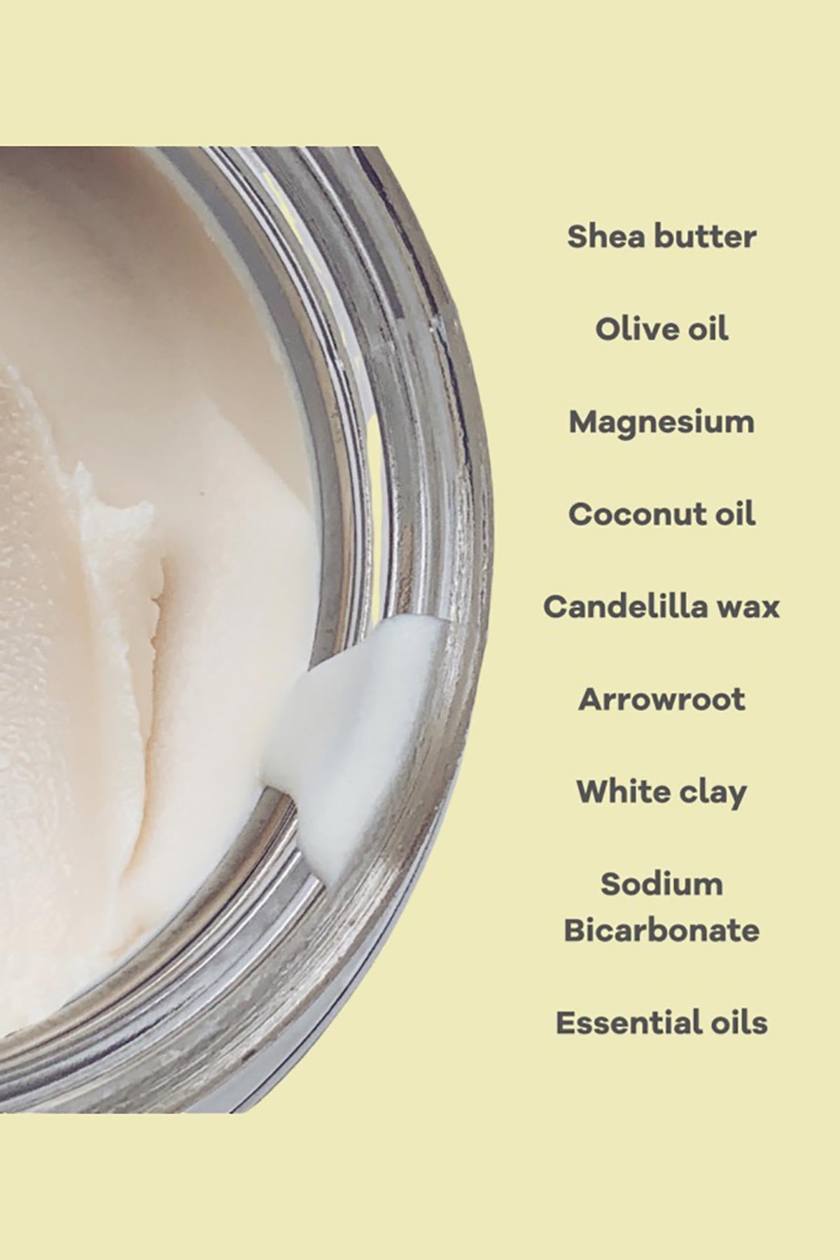 The Natural Deodorant Co. Active Deodorant Balm Lemon & Geranium