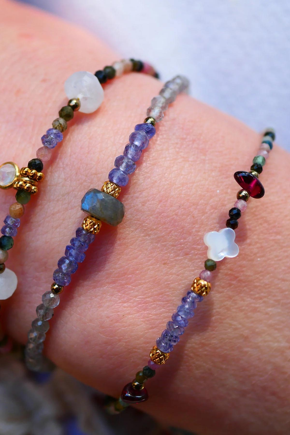Ginandger Advitiya Bracelet Tourmaline & Garnet