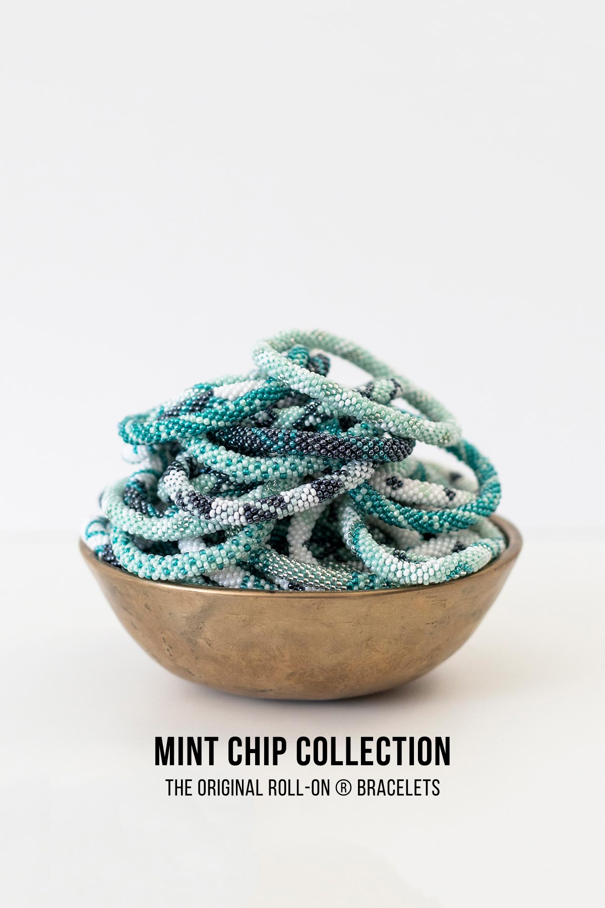 Aid Through Trade Mint Chip Collection - Roll-On® Bracelets