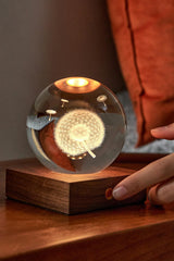 Gingko Design Amber Crystal Light Dandelion