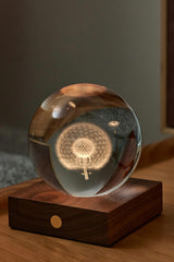 Gingko Design Amber Crystal Light Dandelion