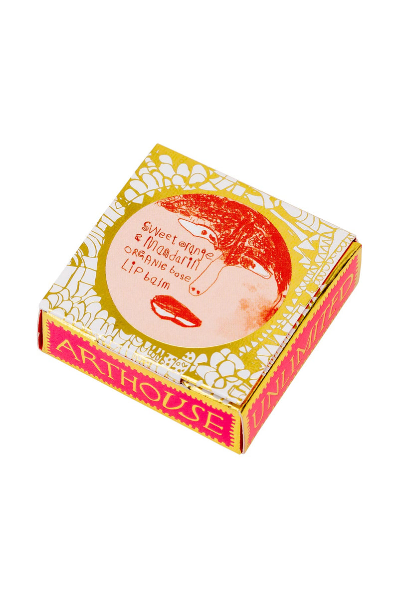 Arthouse Unlimited Lady Muck Design Lip Balm | Sweet Orange + Mandarin