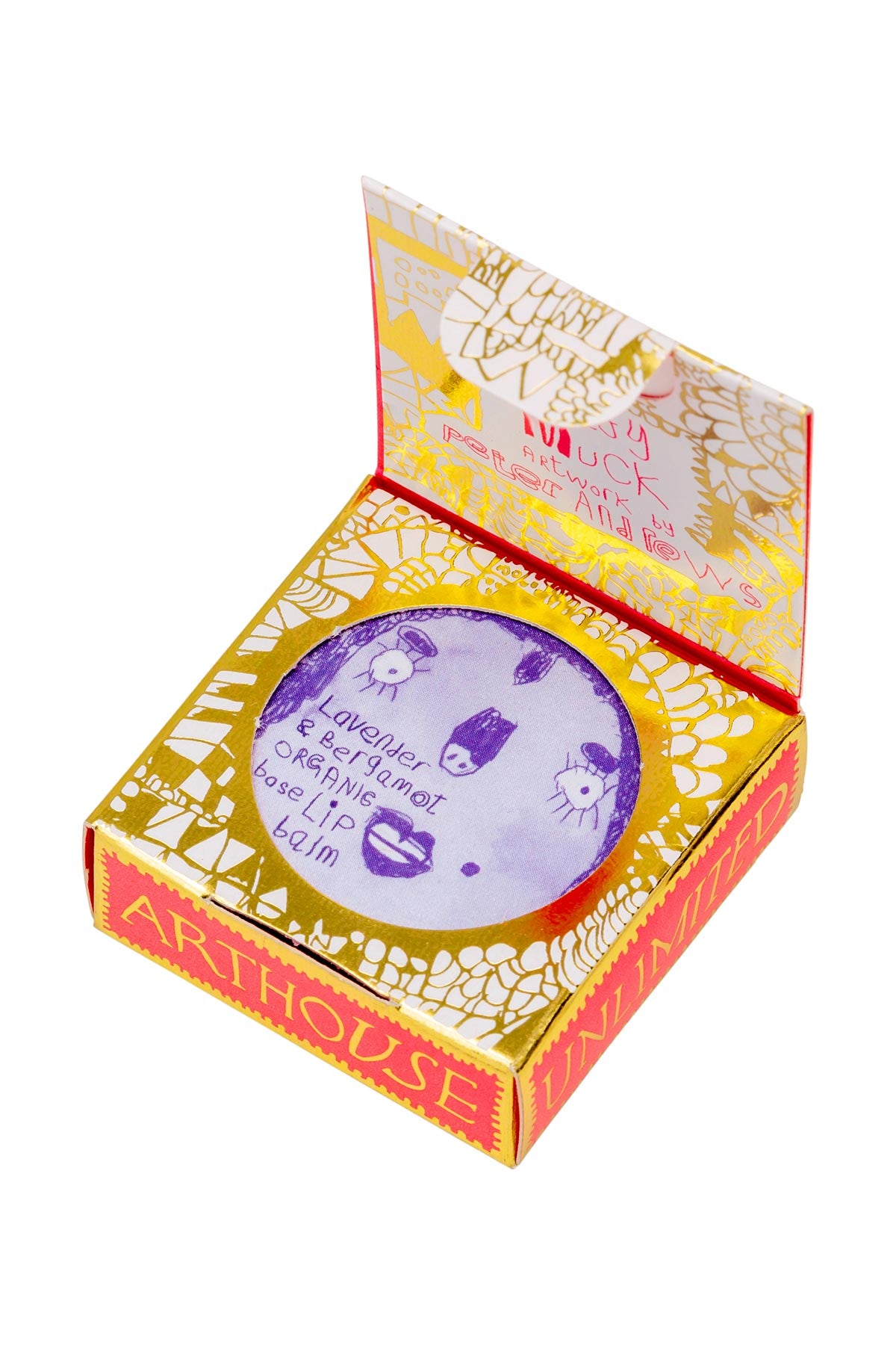 Arthouse Unlimited Lady Muck Design Lip Balm | Lavender + Bergamot