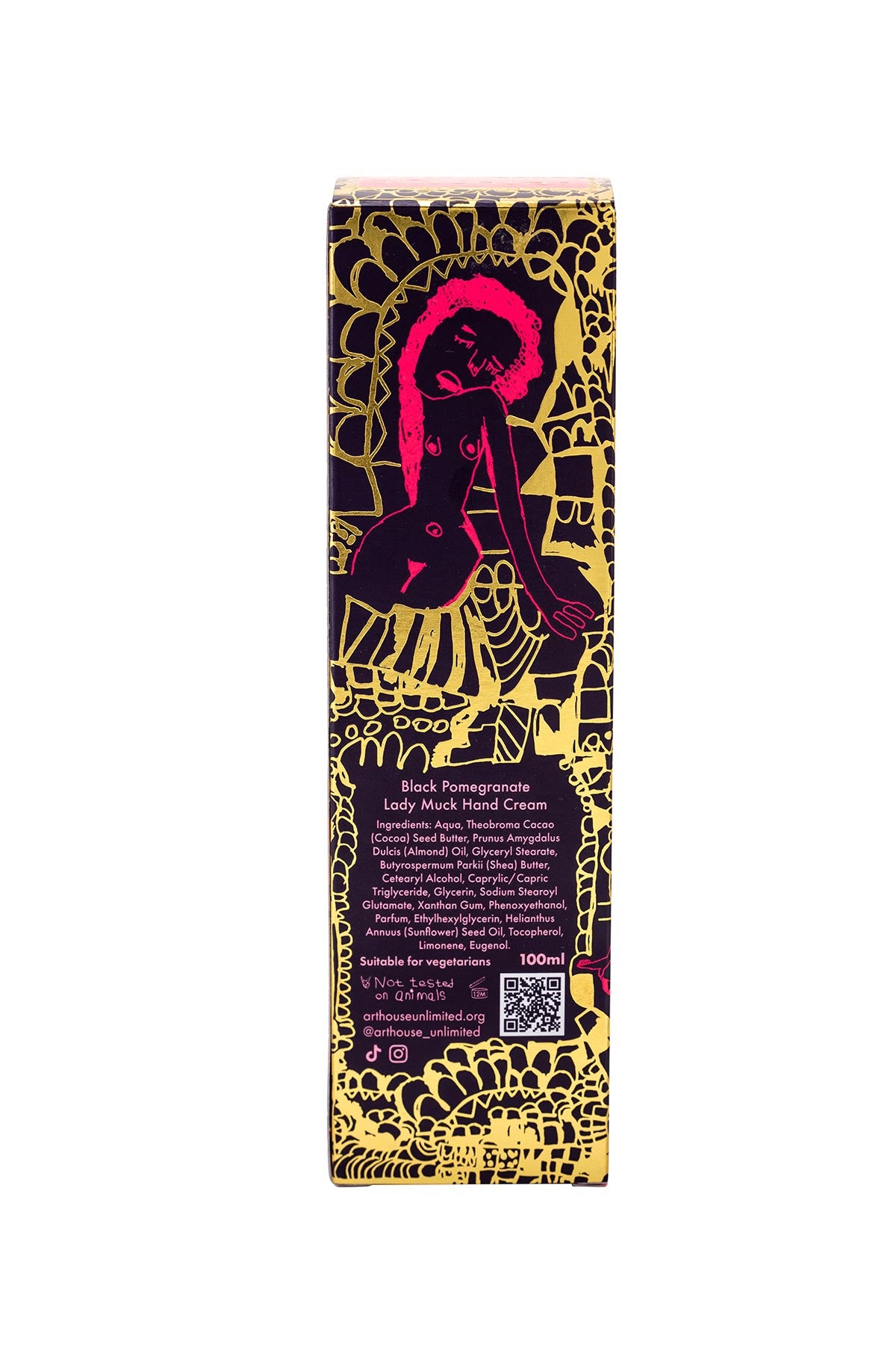 Arthouse Unlimited Lady Muck Design Hand Cream With Black Pomegranate