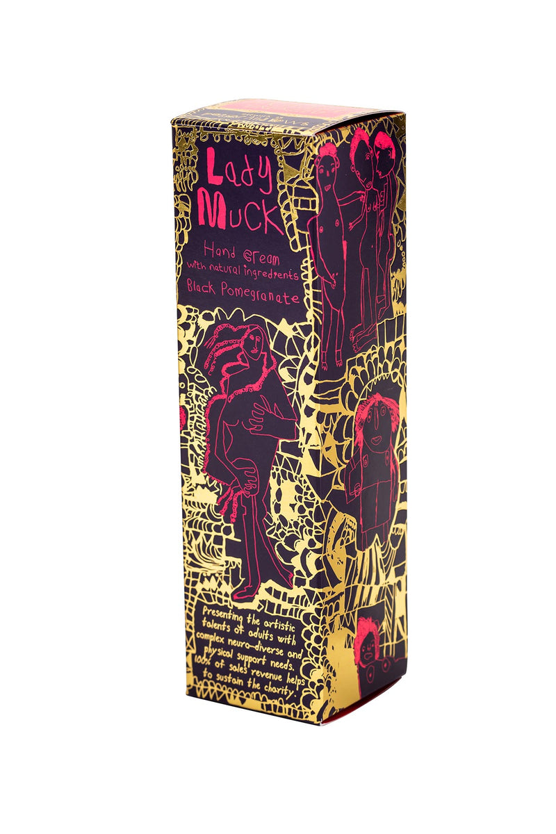 Arthouse Unlimited Lady Muck Design Hand Cream With Black Pomegranate