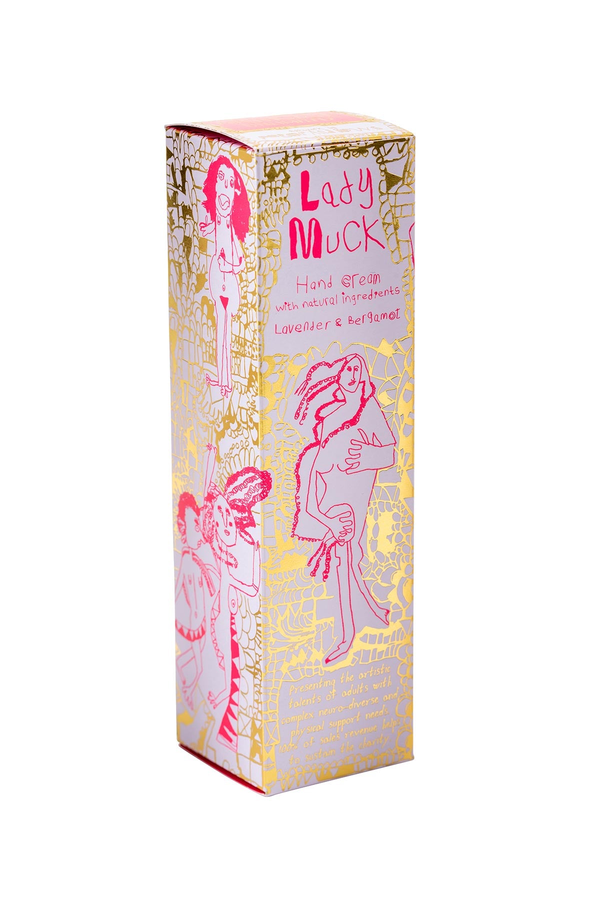 Arthouse Unlimited Lady Muck Design Hand Cream With Lavender + Bergamot