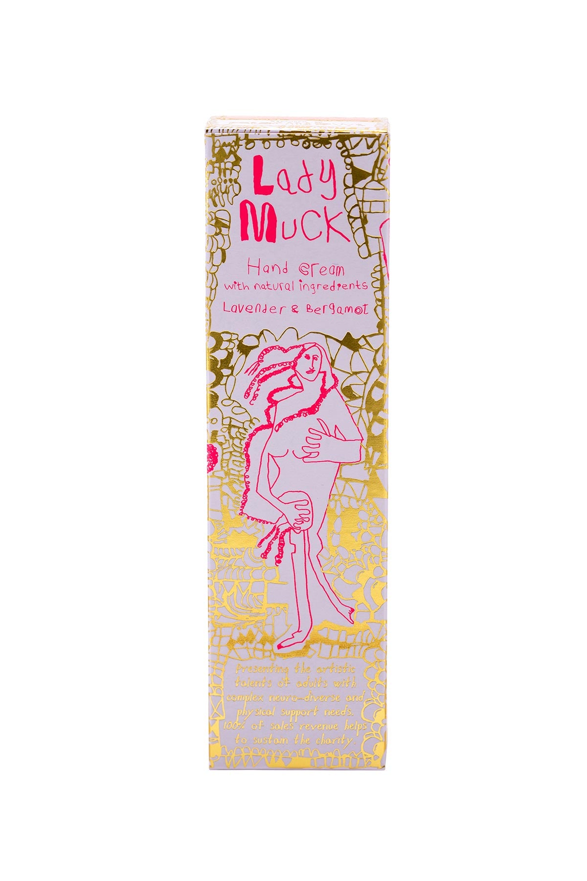 Arthouse Unlimited Lady Muck Design Hand Cream With Lavender + Bergamot