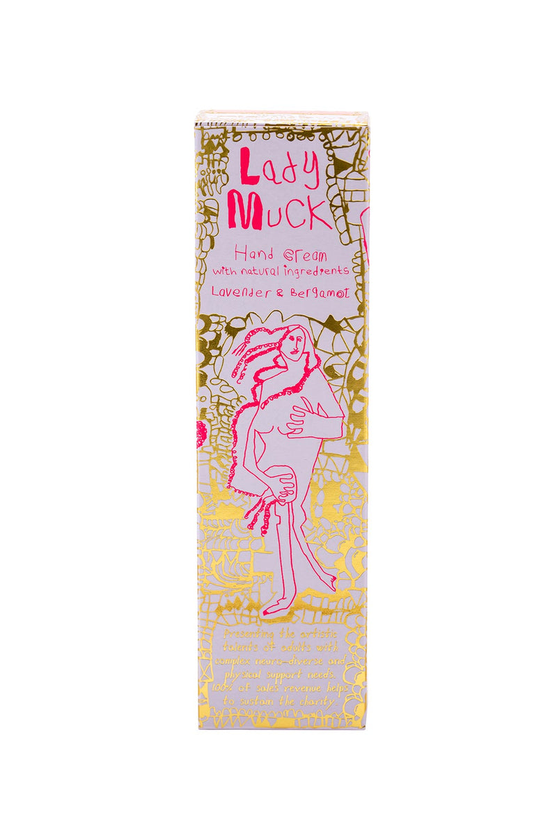 Arthouse Unlimited Lady Muck Design Hand Cream With Lavender + Bergamot