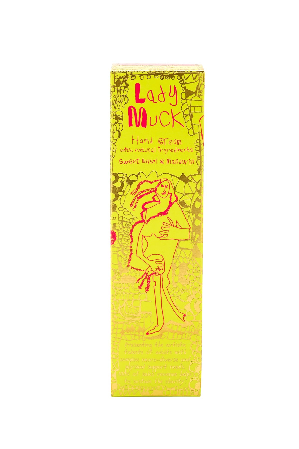 Arthouse Unlimited Lady Muck Design Hand Cream With Sweet Basil And Mandarin