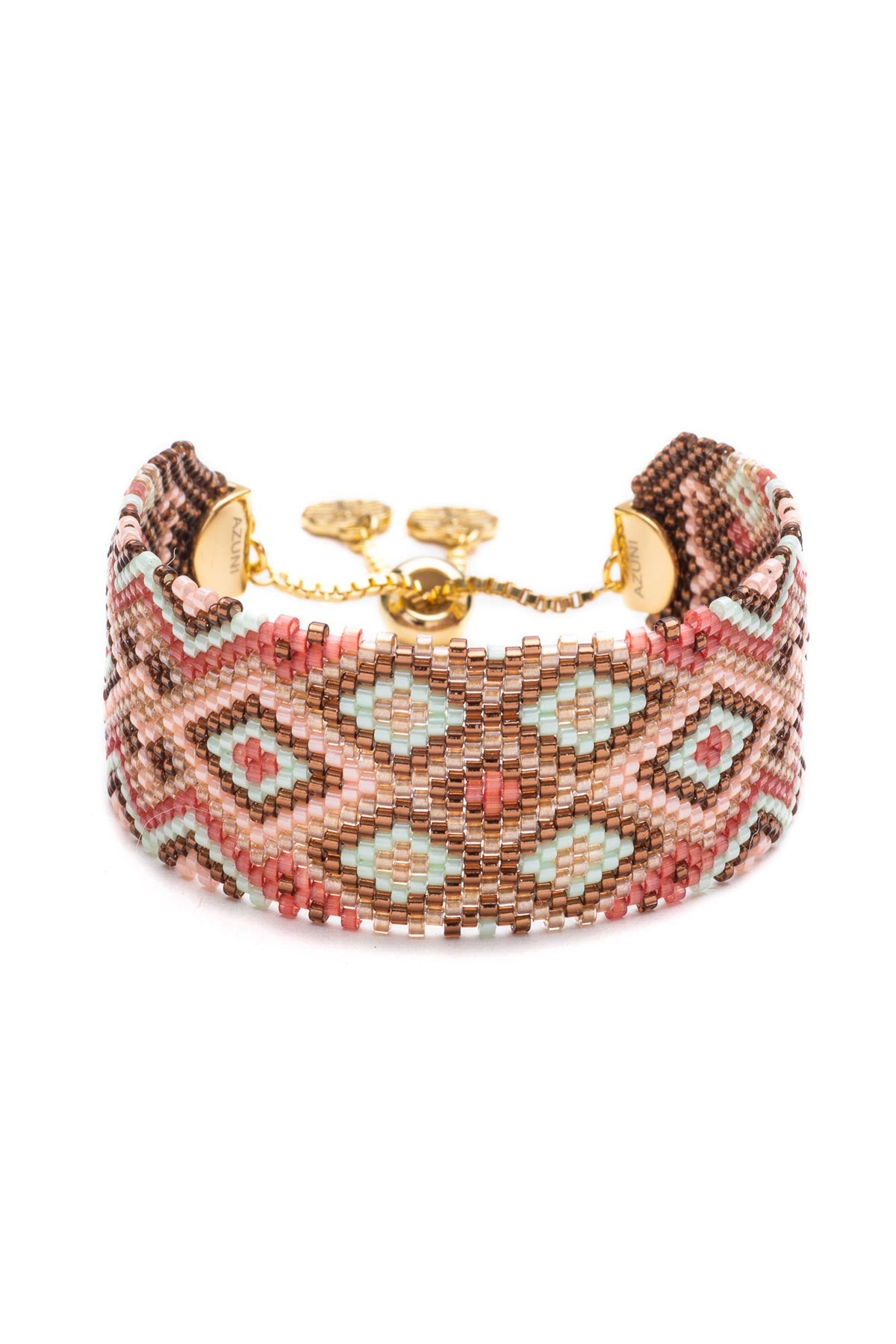 Azuni London Tiva Woven Bracelet Orchid