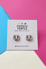 Prickle People Badger Wooden Stud Earrings