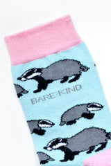 Bare Kind Save The Badgers Bamboo Socks