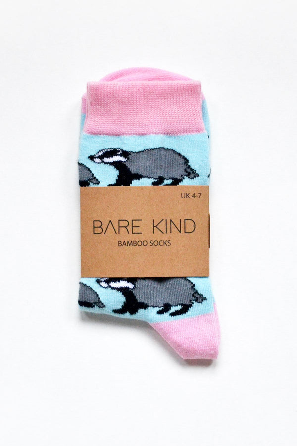 Bare Kind Save The Badgers Bamboo Socks