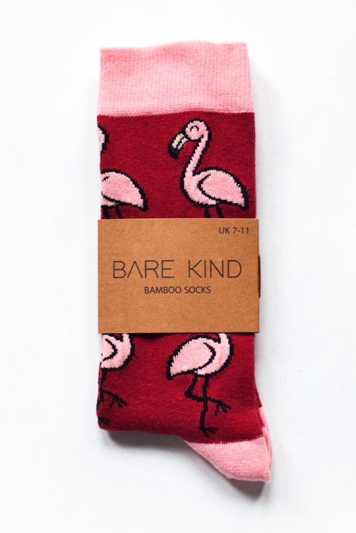 Bare Kind Save The Flamingos Bamboo Socks