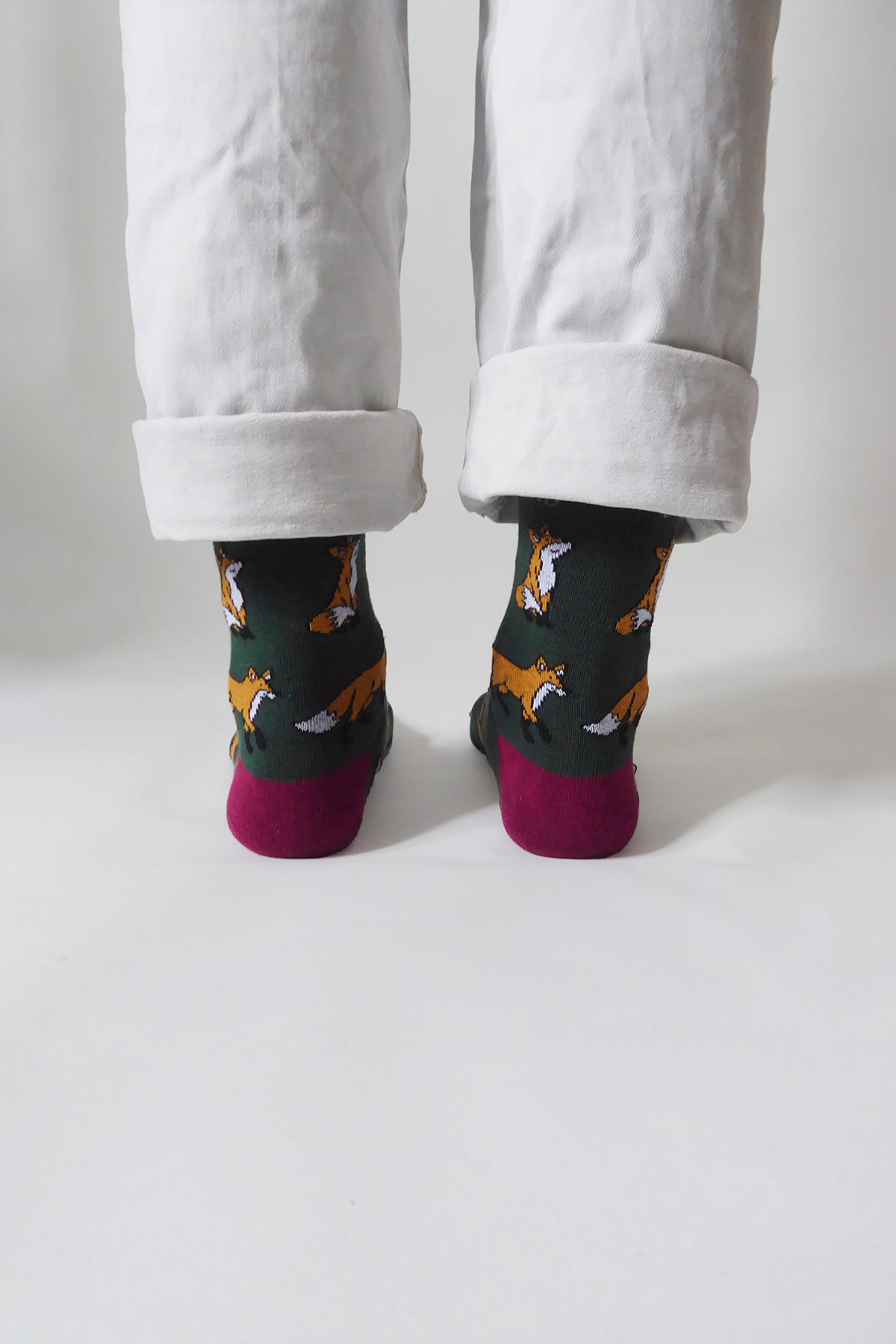 Bare Kind Save The Foxes Bamboo Socks