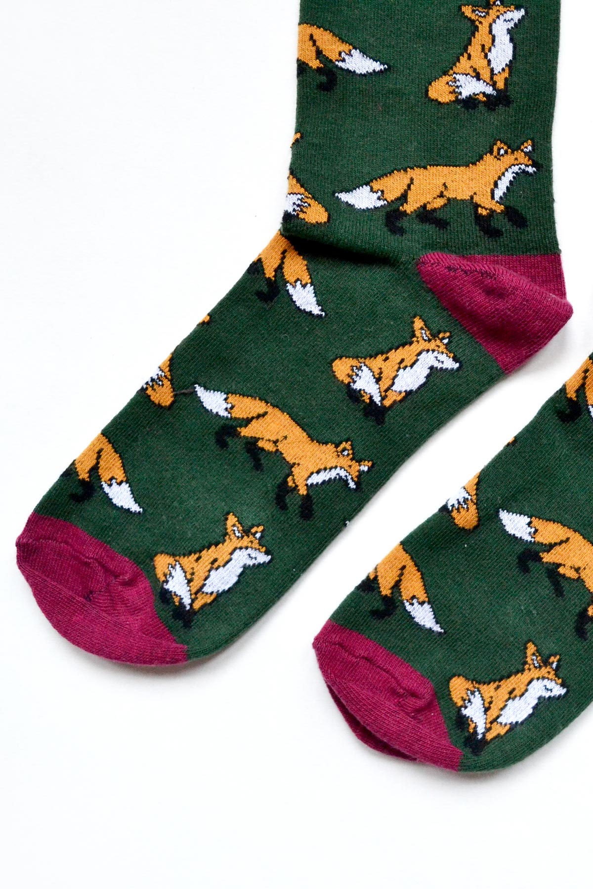 Bare Kind Save The Foxes Bamboo Socks