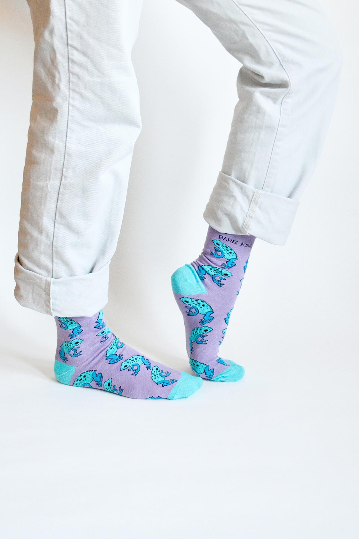 Bare Kind Save The Frogs Bamboo Socks