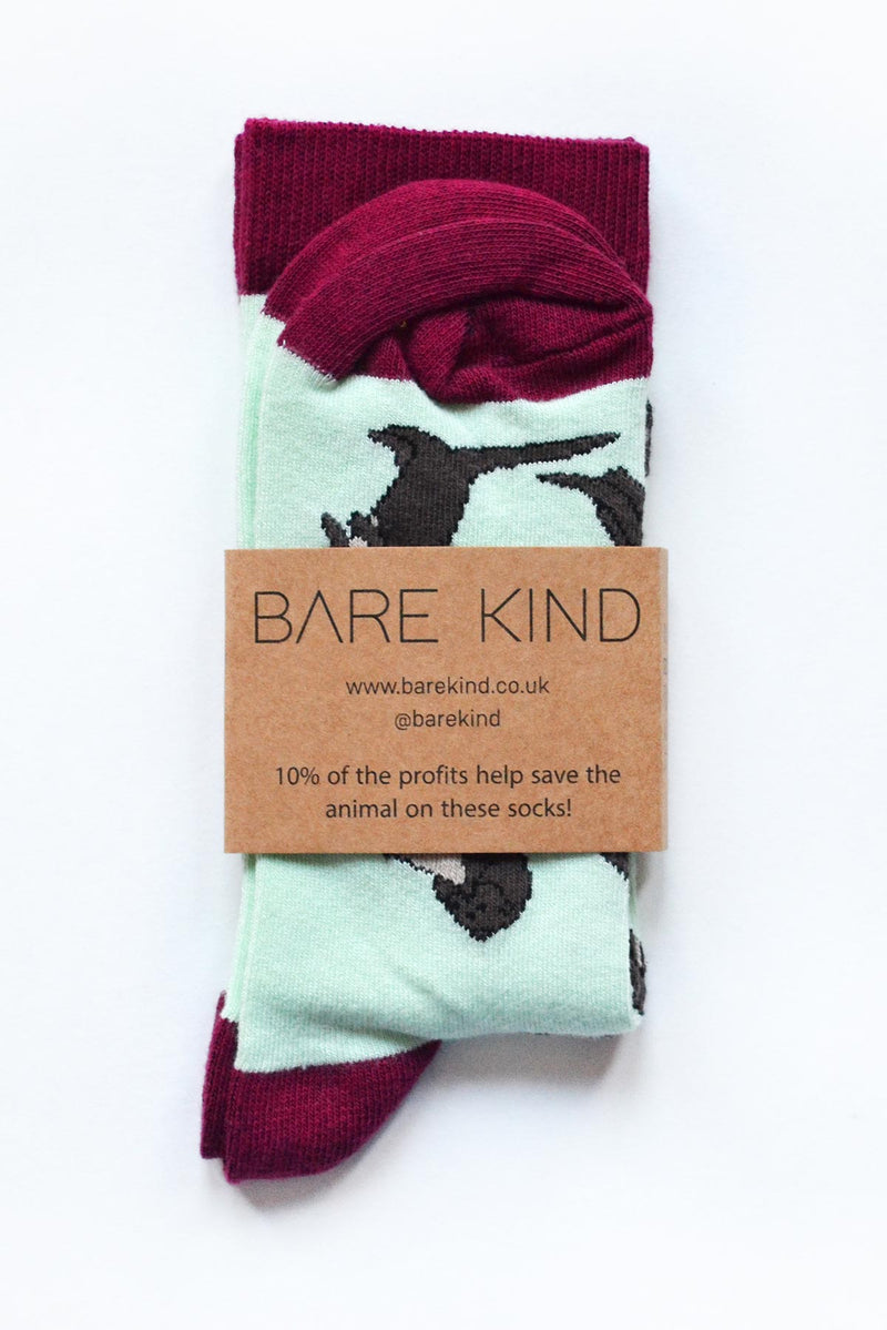 Bare Kind Save The Otters Bamboo Socks