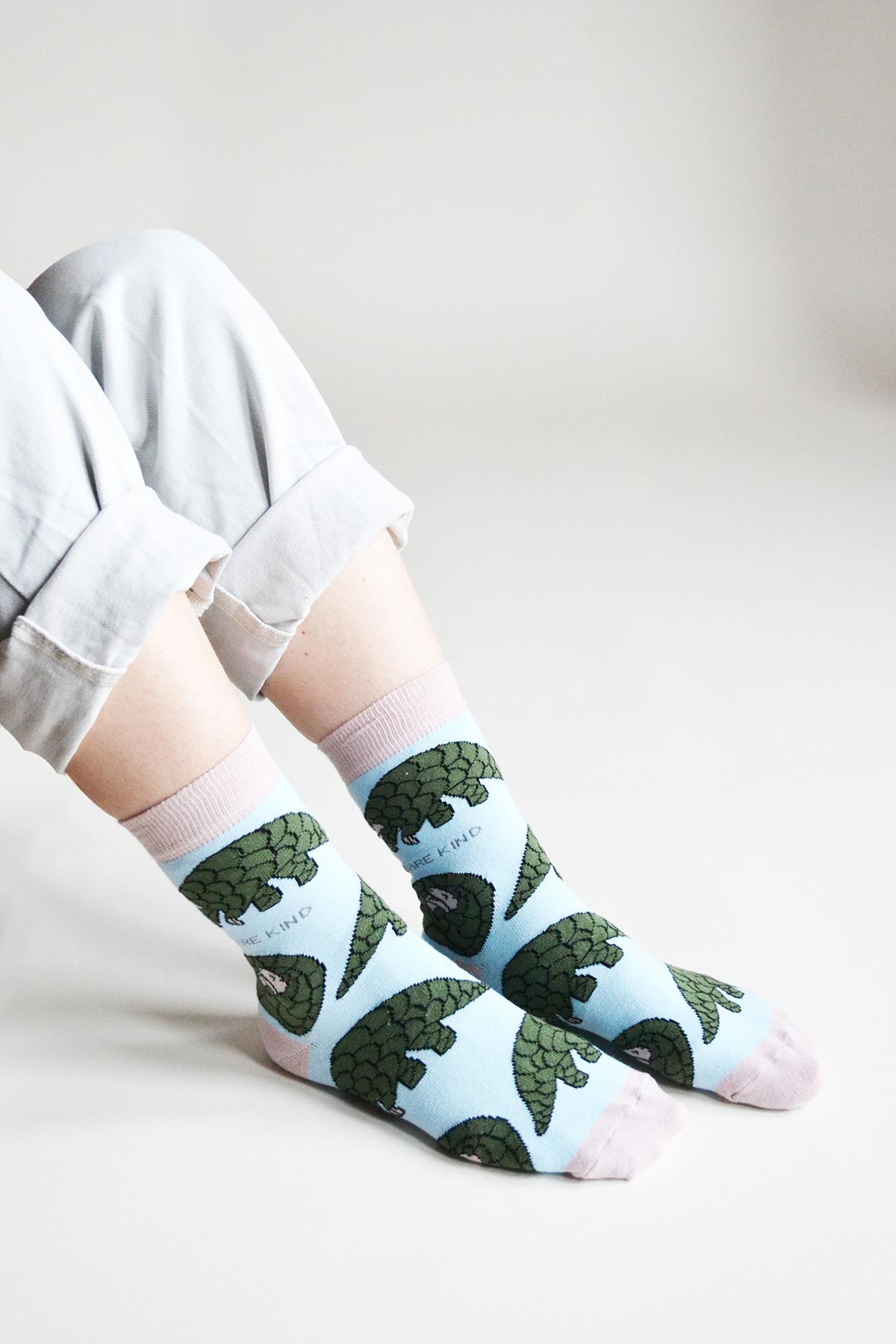 Bare Kind Save The Pangolins Bamboo Socks