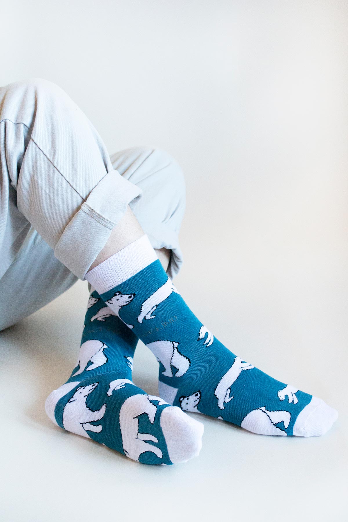 Bare Kind Save The Polar Bears Bamboo Socks